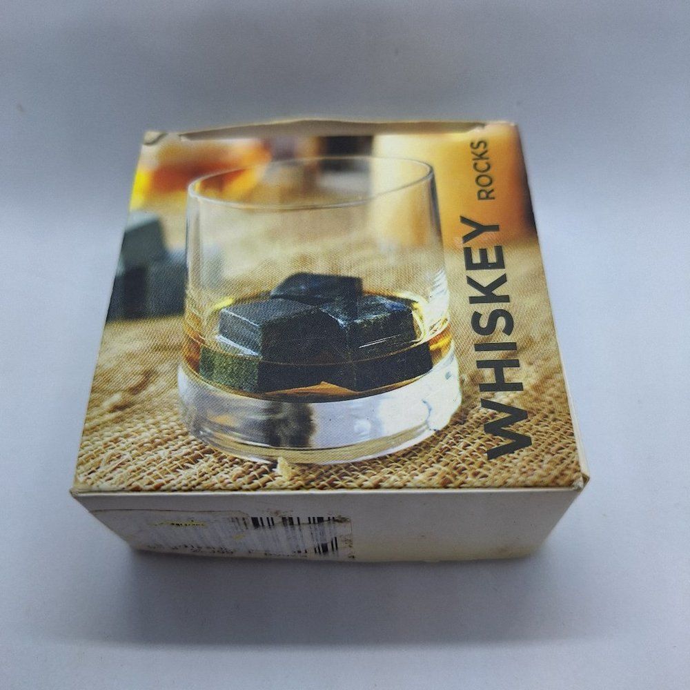 Sparq Set of‎ (9) Whiskey Rocks Avoid Ice/Water Dilution Keeps Cold 1 Hour